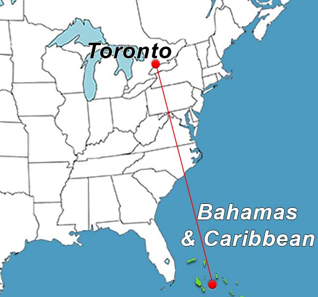 charter flights from Toronto Billy Bishop to USA